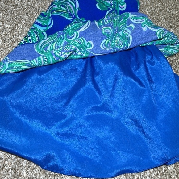 Lilly Pulitzer Dress Tank Mini Swing Blue Crush - Picture 7 of 7